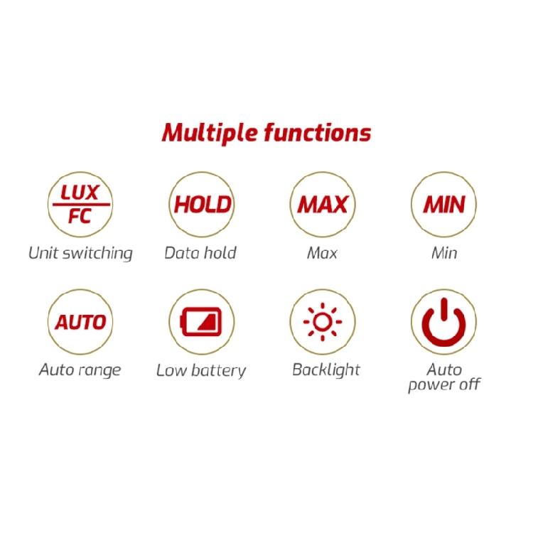 For Engineering Lighting Light Meter Photography Luxmeter Integrated Photometer