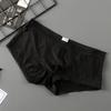 Ice Silk Boxer Briefs Male See Through Underwear Seamless Panties Male Breathable Underpants Bulge Pouch Boxer Trunks Lingerie