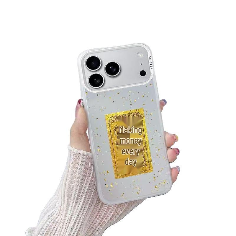 Everyday Gold Apple 17 Phone Case, Silver Shell for 17Air/17ProMax/16/15