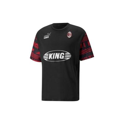 Acm Ftblheritage Φανέλα Casual Αναπνεύσιμη Μπλούζα Ποδοσφαίρου Ανδρική Μπλούζες Μαύρο 765093-01