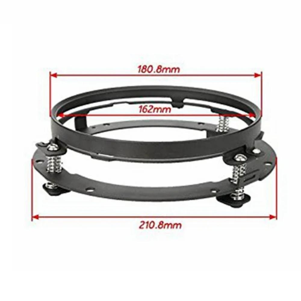 7 Inch LED Round Headlight Trim Ring Mounting Bracket for Harley Road King Motorcycle Headlight Mount Chrome