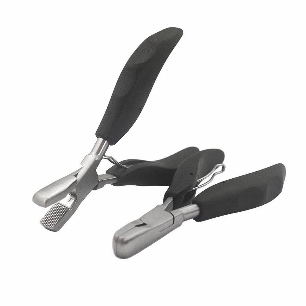 Hair Extension Lightweight Weft Clamp Tool Stainless Steel for Beauticians