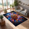 Borussia Dortmund Printed Flannel Area Rug Non Slip Soft Polyester Floor Carpet Indoor Decor Mat for Bedroom Living Room Sofa