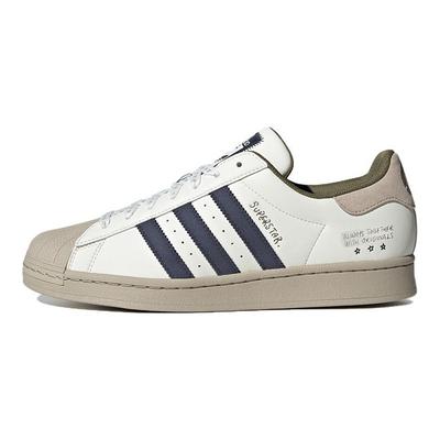 Yu Nagaba x Superstar Always Together Zapatillas Unisex Crema Blanco Roto Azul Sombra IG3852