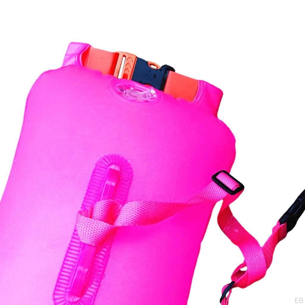 Swim Buoy Float Inflatable PVC Highly Visible for Snorkelers Surfers Boaters