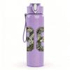 1PC Number Ninety Eight Retro Text Print 750ml Color Plastic Sports Water Bottle Leakproof Flip Straw Lid Suitable for Sports Office Home Use