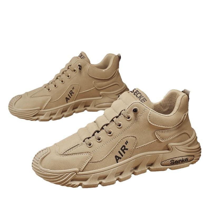 Chaussures de planche décontractées de sport et d'outillage printemps et automne à plateforme antidérapantes et résistantes à l'usure Chaussures de conduite Chaussures de sport de course pour hommes