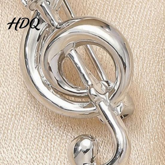 Non-fading Brooch Clip Women Pin Microphone Shape Strong Buckle Design Durable Professional Accessory Alloy Electroplated Anti-Fade Lapel