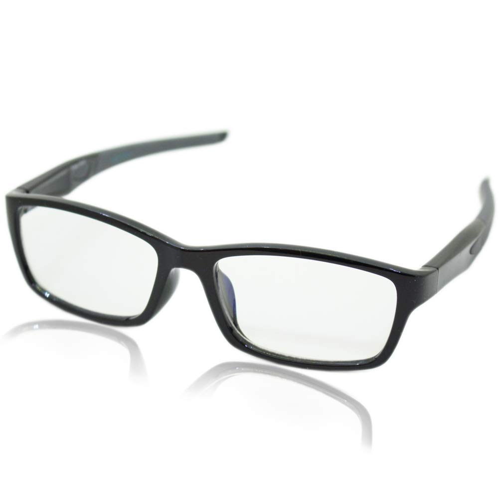 

Eight Tokyo Reading Glasses for Men and Blue Light Made in UV Protection Made in Women, Blocking, Japan, Wellington/Boston Style, Lightweight, Clear,