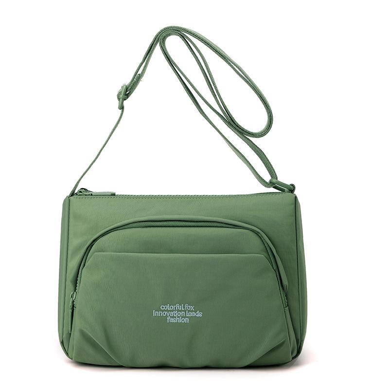 Small square bag, multi-layer women's messenger bag, casual mobile phone bag, nylon bag, women's bag, shoulder bag.