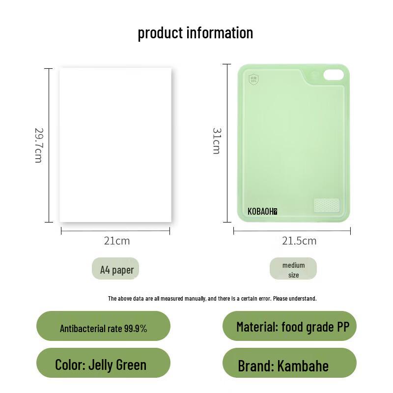 Kangbahe Jelly Series Antibacterial Chopping Board