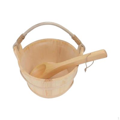 Sauna beczka i łyżka do stóp, akcesoria prysznicowe, łyżka do kąpieli SPA do gotowania na parze