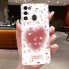 Back Cover For Tecno Spark 8C Case Clear Luxury Fashion Aesthetic Butterfly Flower Soft TPU Silicone Phone Case Tecno KG5k KG5j
