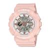 Casio Baby-G Analog-Digital Watch Pastel Pink 10 ATM Water Resistant Women's Model BA-110XRG-4A