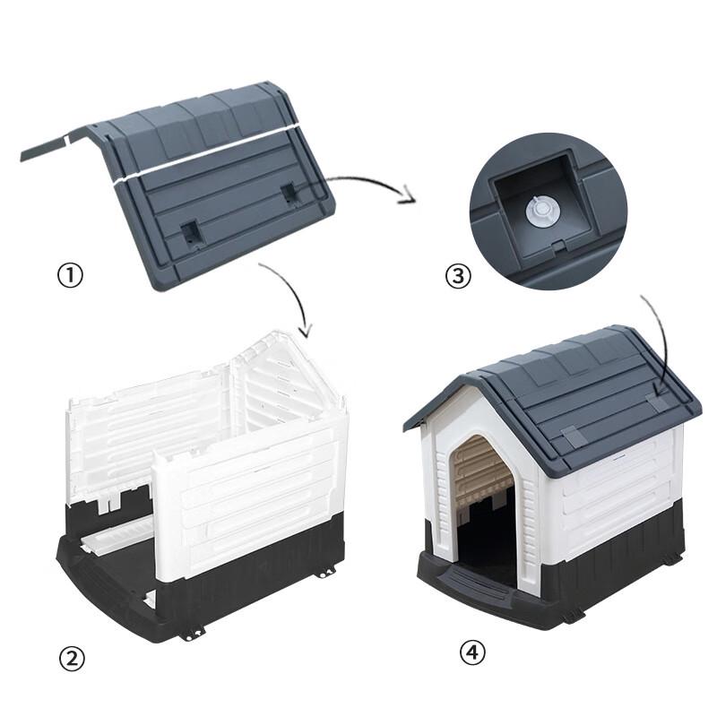 Huihuadu Insulated Plastic Pet House