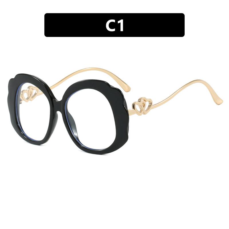 Butterfly Colorful Flat Mirror Anti-blue Light Love Ins Fashion Trend Glasses Frame Internet Celebrity Personalized Glasses Frame