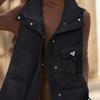 Women's White Duck Down Vest