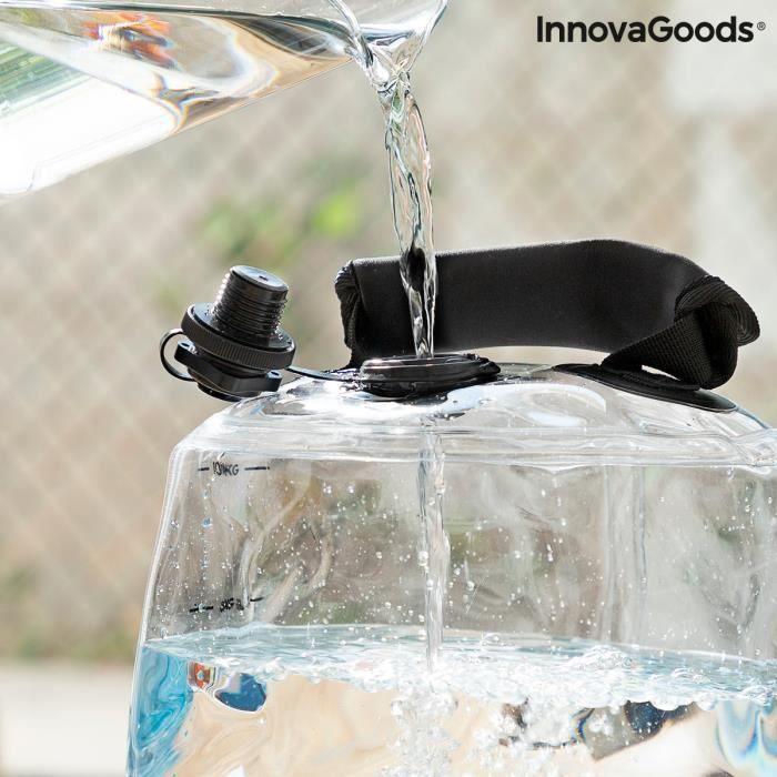 Kettlebell - InnovaGoods - Fibell - Eau - Guide d'exercice inclus - Fitness