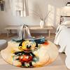 Minnie Mouse Round Floor Rug Design for Dormitory Living Rooms Foyer Balcony Anti-slip Round Rug Office home decor Perfect Gift for Friends Family