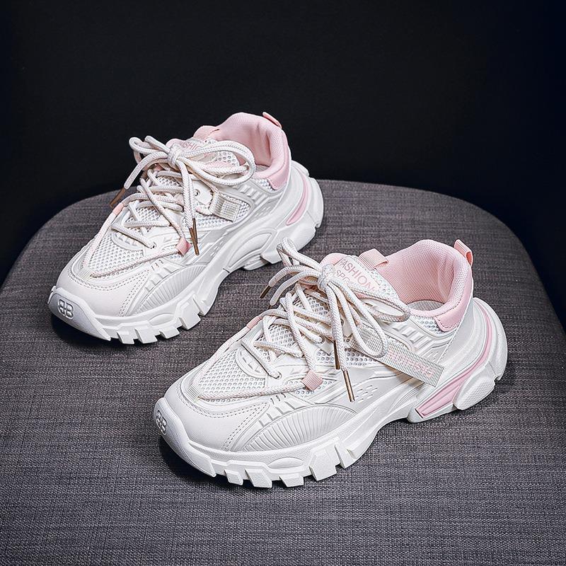 Women's Shoes Thick-soled Dad Shoes New Versatile and Breathable Casual Shoes Running Sports Shoes