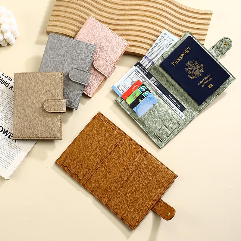 Passport and Ticket Protective Travel Cover with Card and Document Holder - Portable and Multifunctional Storage Bag