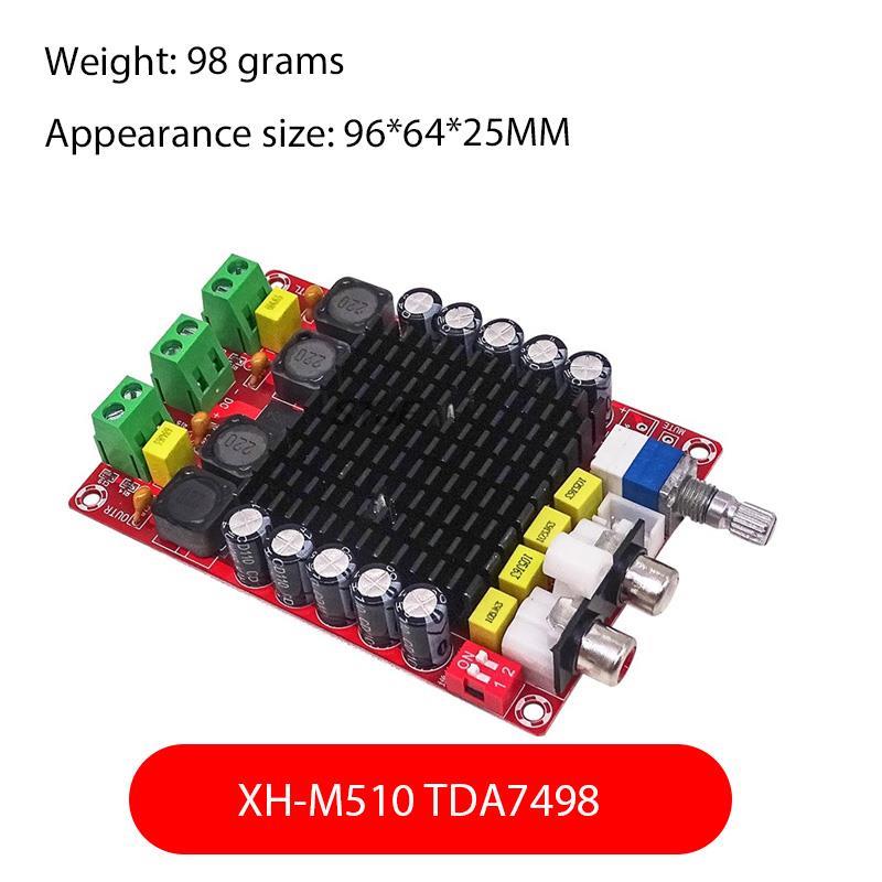 Verstärkerplatine von TDA7498 Klasse D 2X100W Zweikanal-Audio-Stereo 80W + 80W Digitalverstärkerplatinenmodul XH-M151