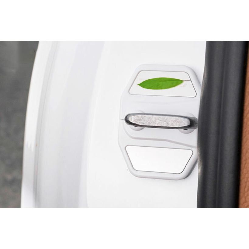 For BMW X1 F48 2016-2022 2022 ABS White Door Lock Buckle Protection Trim 8PCS