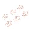 100pcs Star Moon Paper Clips Prevent Rust Skid Resistance Cute Paperclips for Office Daily Use