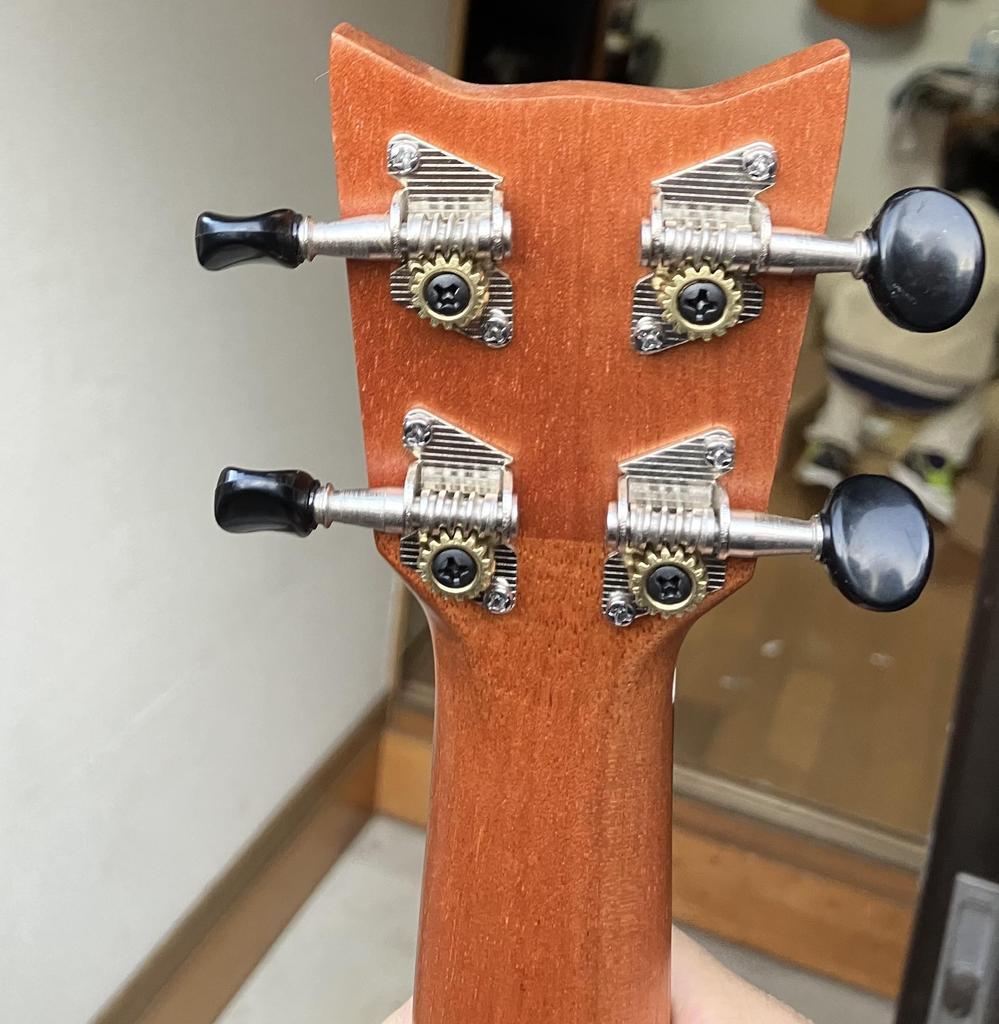 MIYINGE Soprano All Solid Cat Design Case 4 Hawaiian Suitable for Advanced Players Ukulele, Mahogany, (MU-15), Included, Strings, Instrument,