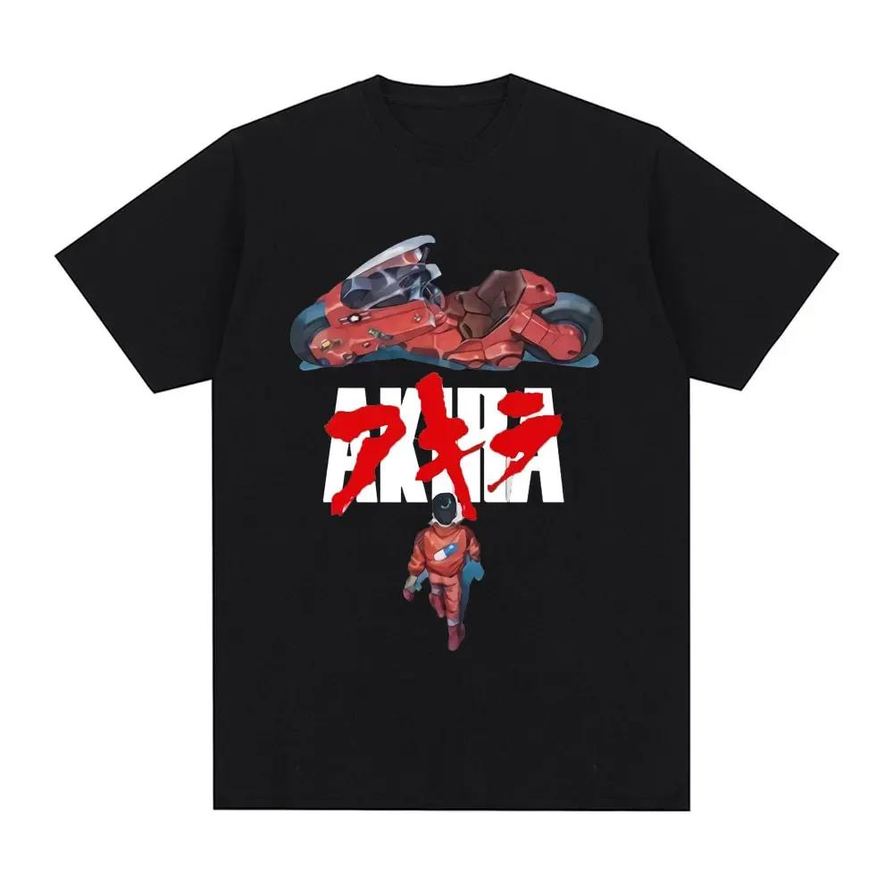 Japanese Anime Neo Tokyo Akira T Shirt Movie Science Fiction Manga Shotaro Kaneda Men Short Sleeve T Shirts 100% Cotton T-shirt