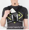 Reflective Sport Backpack: Large Capacity for Cycling, Running, Hiking - Holds Water Bottle & Phone
