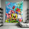 Animation Wall Hanging Printed Fabric Blanket Decorative Tapestries for Bedroom Living Room Home Decor