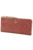 Framework Magnifique Genuine Leather Long Wallet with Coin Purse, L-Shaped Zipper, Women's, Pink, FW-41915-32