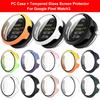 Tempered Glass+Cover Anti-Scratch Screen Protector Full All-Around Bumper Case Anti-drop for Google Pixel Watch3 41/45MM