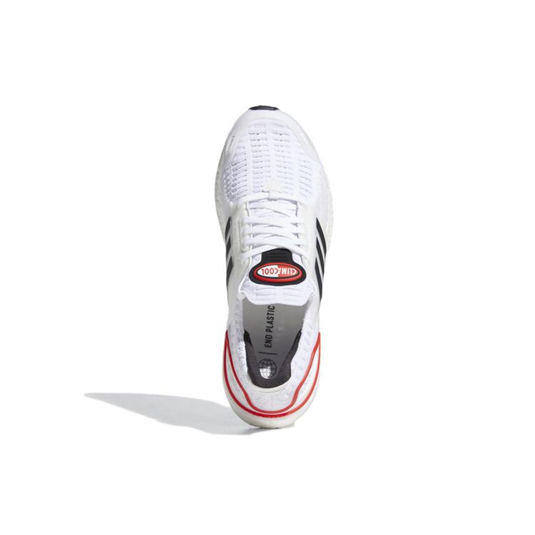 Adidas UltraBoost ClimaCool 1 DNA Białe Żywa Czerwień Unisex Sneakersy Chmurnobiałe Rdzennie Czarne GZ0439