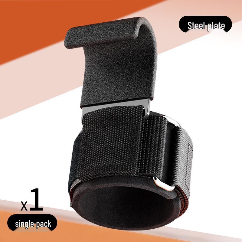 Anti-slip Steel Hook Wrist Support for Pull-ups, Weightlifting, and Deadlifts