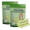 1-3bag Cat Grass Chew Stick Grinding Rod Chew Toy Teeth Cleaner Natural Grass Molar Rod for Cat Indoor Travel Kitten