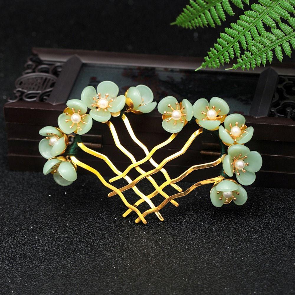 Cheongsam For Girls Hanfu Disk Hair U Shaped Hairpin Flowers Hair Stick Hair Accessories Hair Fork
