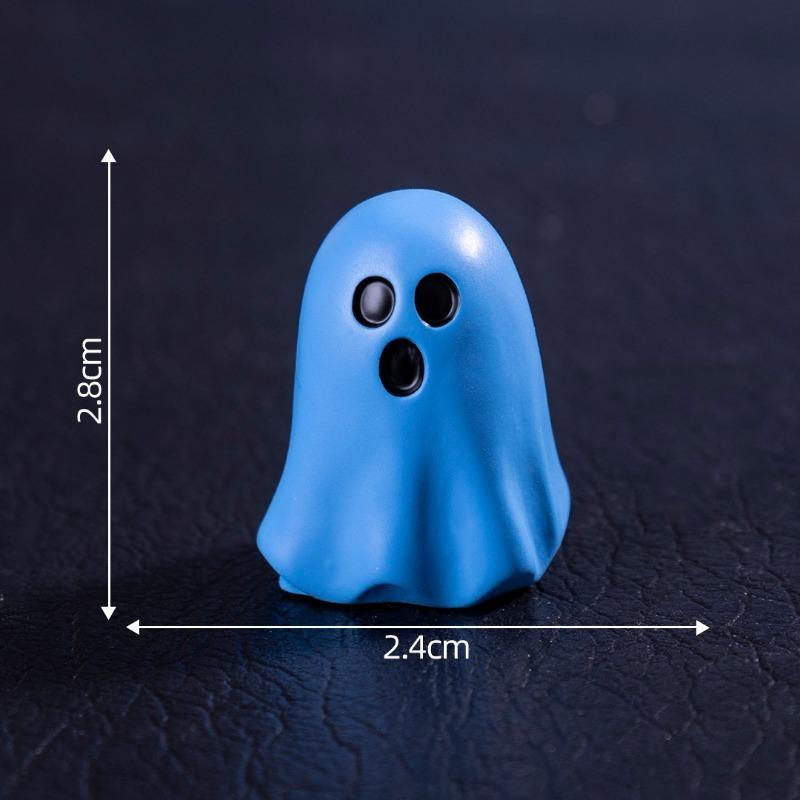 10PCS Originality Shoe Charms Set Accessories Hole Shoe Buckle for Resin Cute Halloween Ghost DIY 3D Shoe Decorations Party Gift