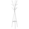 Standing Metal Clothes Rack With Shelf Massido