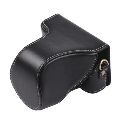 Vintage PU Leather Camera Case Protective Camera Bag with Strap Replacement for Canon EOS M100
