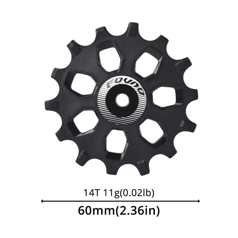 

Road Bike Rear Derailleur Pulley Set 12t 14t 16t Wide And Narrow Tooth Guide Wheel 7-12 Speed 14T