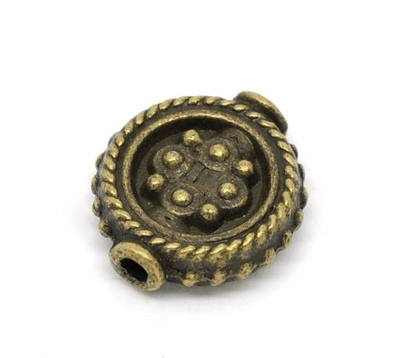 

DoreenBox 30 /70/100PCs Bronze Tone Spacer Beads Vintage Loose Spacer Beads For DIY Jewelry Making 13x12mm