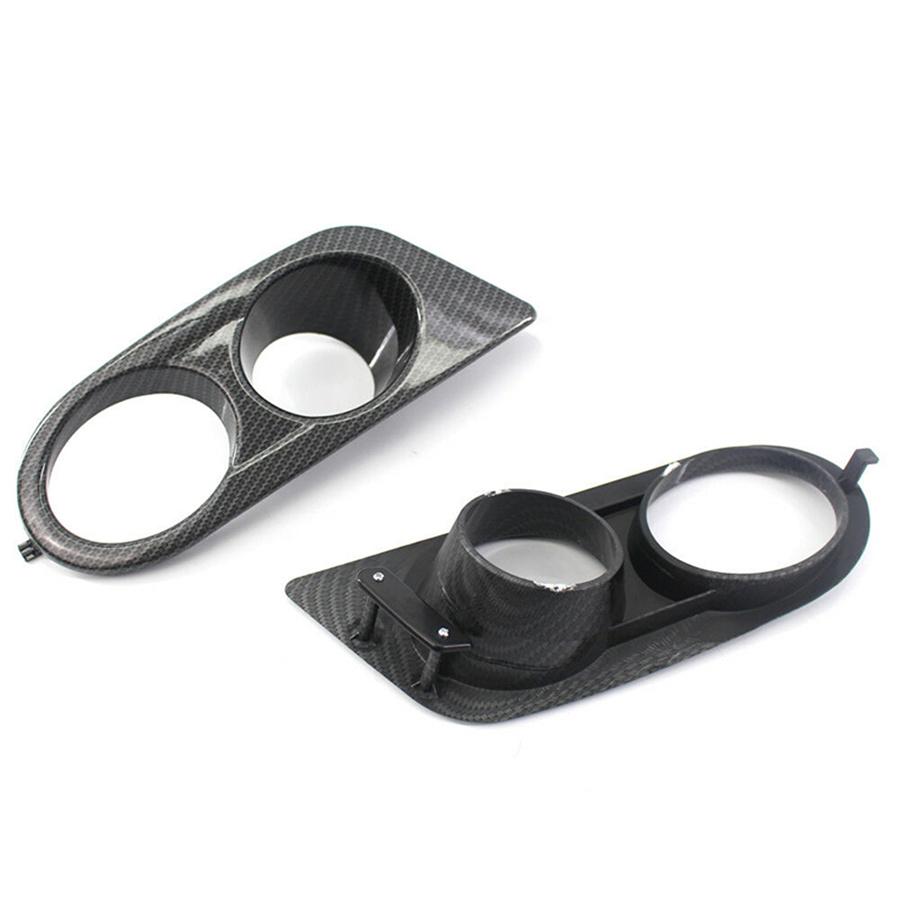 Carbon Fiber Look Car Fog Light Cover Left & Right For BMW E46 M3 2-Door 2001-06