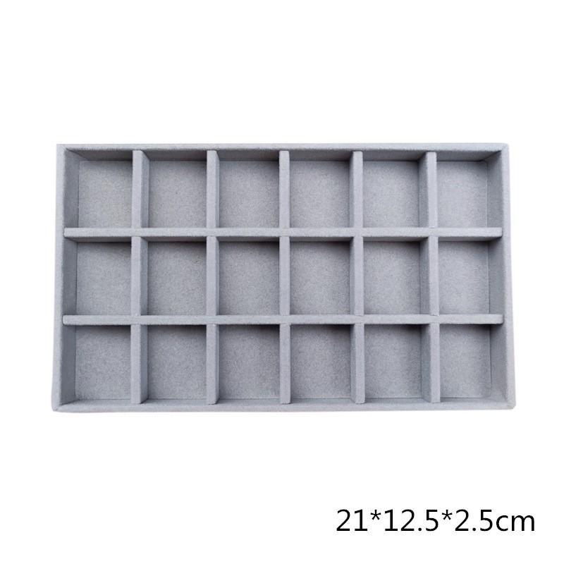 Velvet Jewelry Box with Large Capacity and Drawer for Necklace and Earrings Display