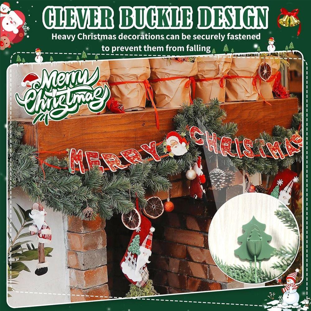 Organizer Storage Supplies Christmas Wreath Tie Wire Multi Purpose Christmas Garland Hanger Wall