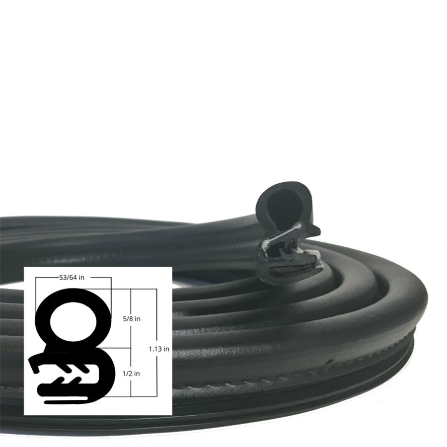 

4-метровый уплотнитель проема двери L+R, резиновый EPDM, устойчивый к УФ, комплект защитных уплотнителей