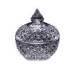 European Crystal Candy & Jewelry Glass Storage Box with Lid