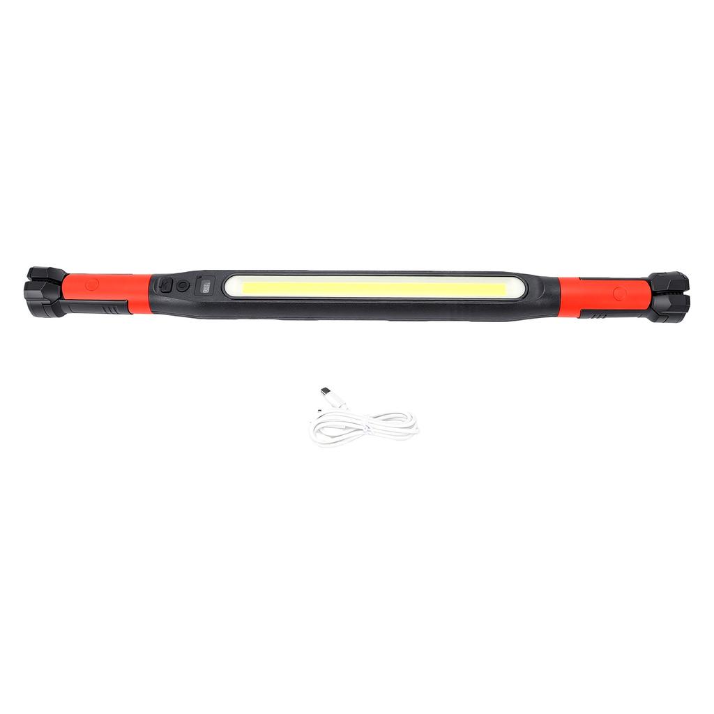 COB LED Work Light Magnetic Bar Light 3 Modes with Rotating Body and Folding Handles with Magnetic Bases Rechargeable