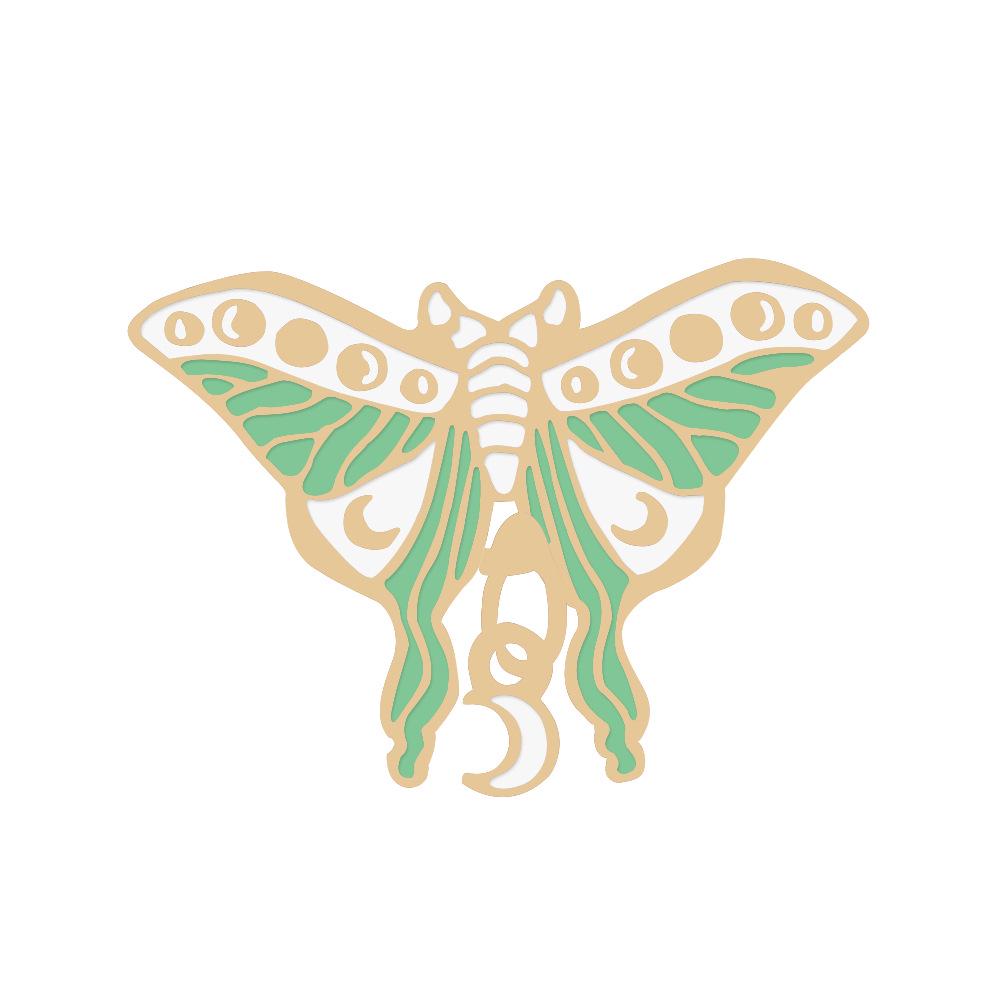 Colorful Butterfly Brooch: Exquisite Metal Pin for Clothes, Bags, and Corsage Accessories